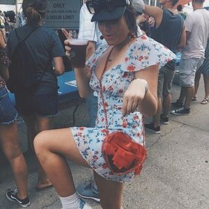 baby blue floral dress